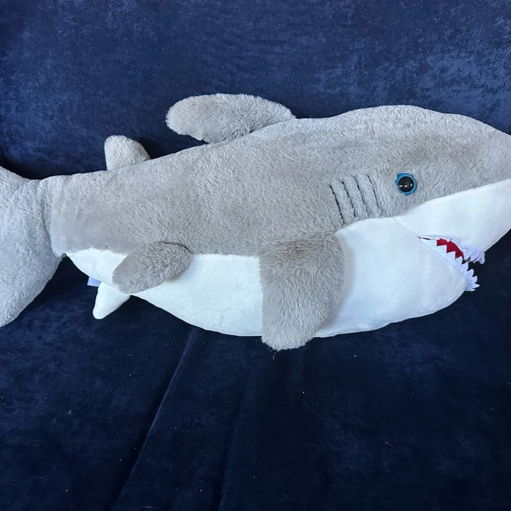 Gray Shark Plush Toy